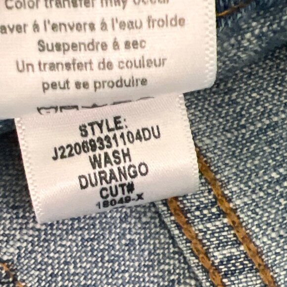 VERONICA BEARD High Rinley Button Fly Jeans in Durango Wash Sz 26 EUC - Picture 8 of 10
